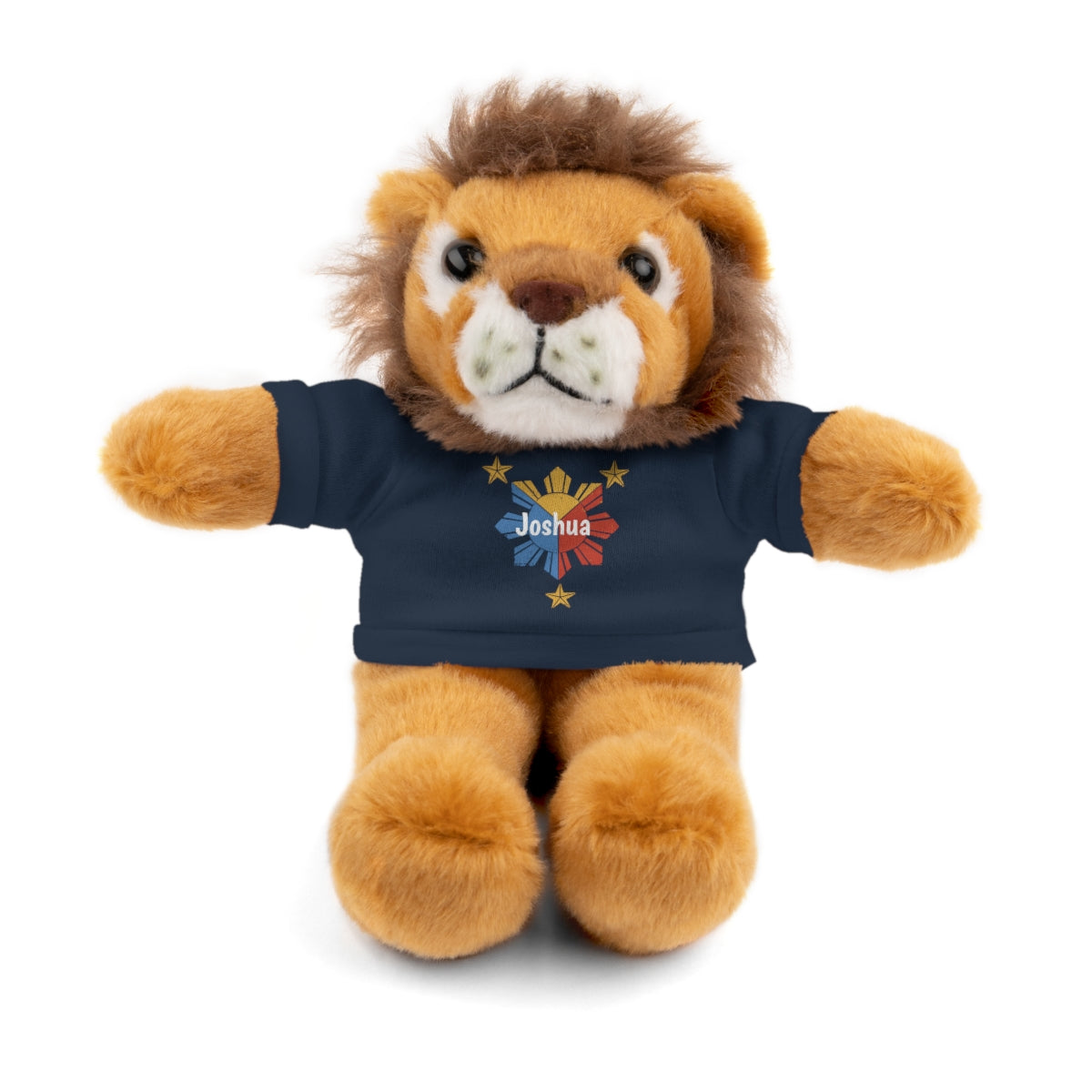 Personalized Filipino Stuffed Animal Toy with Tee | Philippine Star and Sun | Gift for kids and adults | Holiday Gifting idea