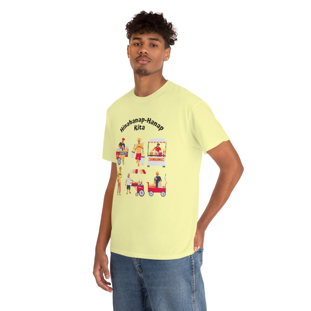 Philippines Hinahanap-hanap Kita Street Foods Unisex Heavy Cotton Shirt (LIght Colors)