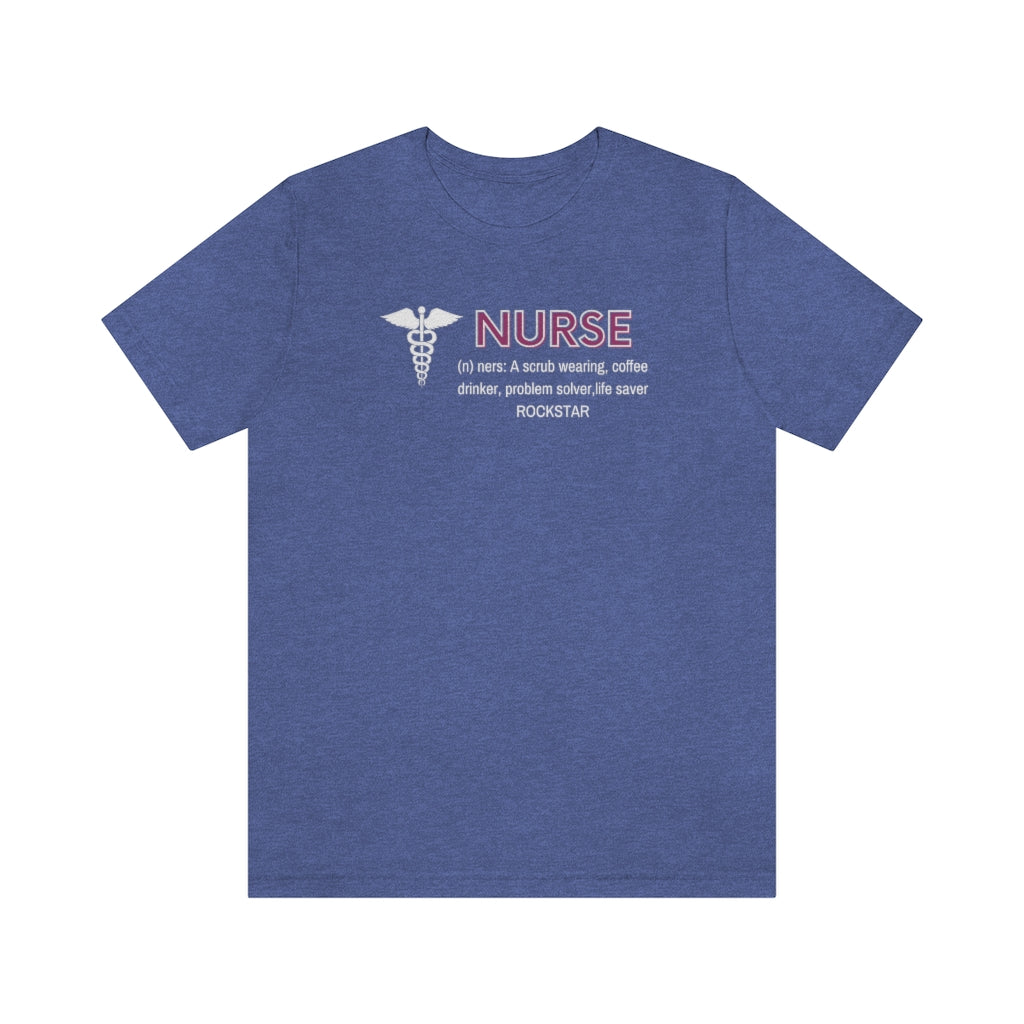 Nurse Unisex Jersey Short Sleeve Shirt | Nurse Summer Tee | Gift for Nurses.