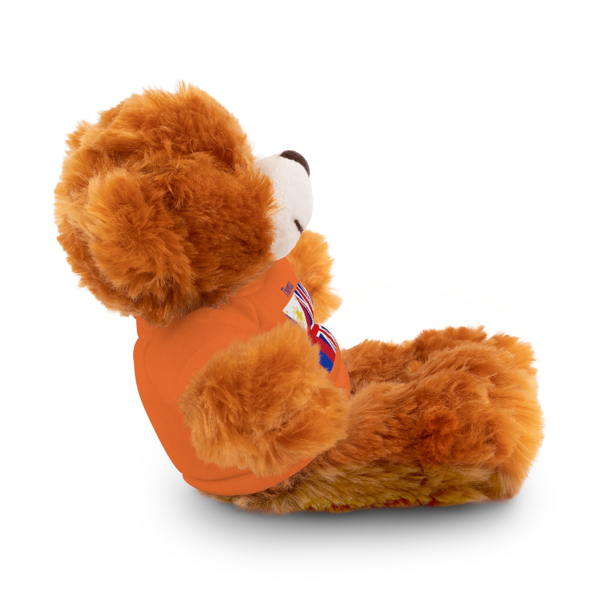 Personalized Filipino Stuffed Animal Toy with Tee | Philippines & UK Flag | Gift for kids and adults | Holiday Gifting idea