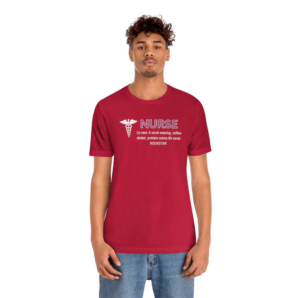 Nurse Unisex Jersey Short Sleeve Shirt | Nurse Summer Tee | Gift for Nurses.