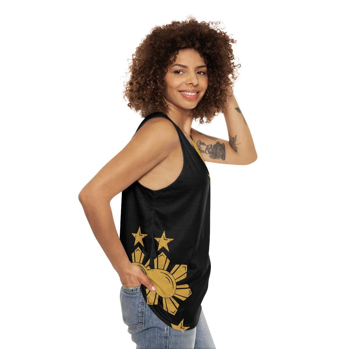 Philippines Sun and Star Unisex Tank Top | Filipino Summer Tank Top