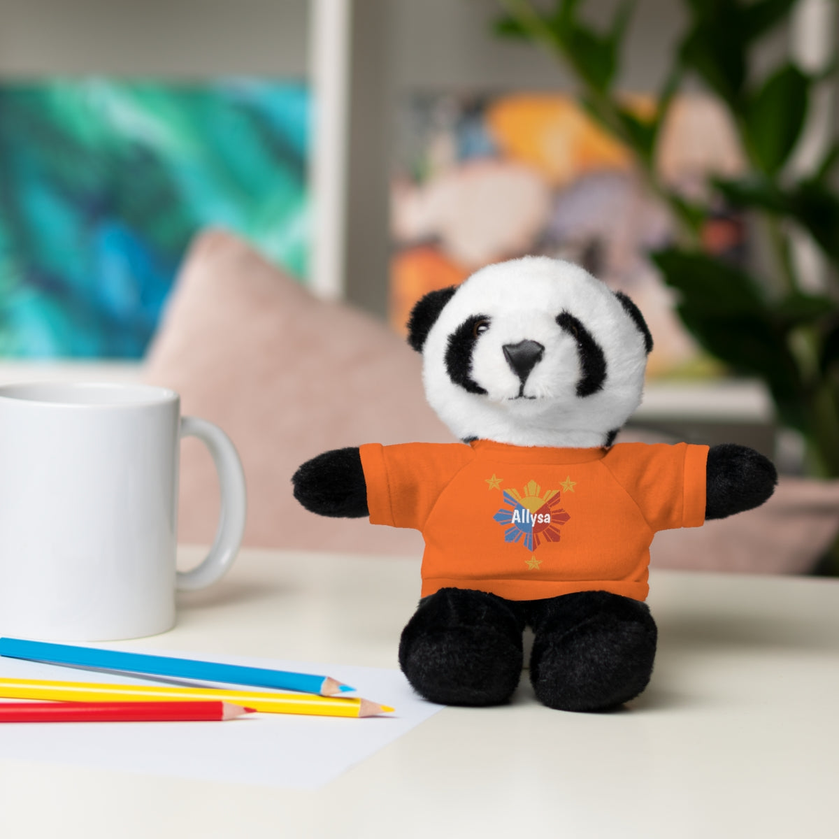 Personalized Filipino Stuffed Animal Toy with Tee | Philippine Star and Sun | Gift for kids and adults | Holiday Gifting idea