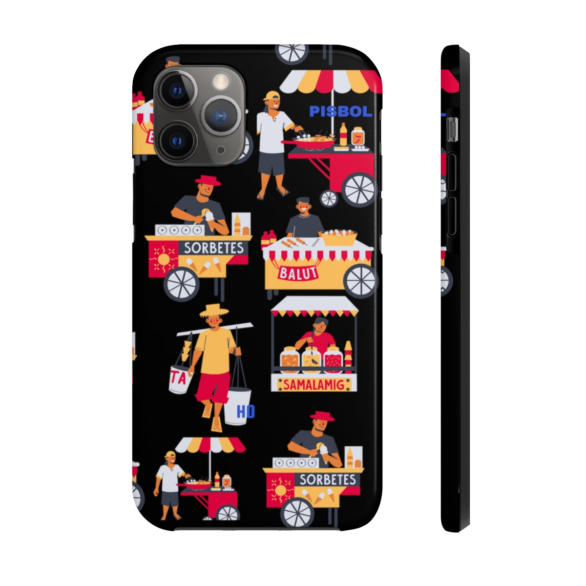 Philippine Street Food Theme Tough Phone Cases, Case-Mate, Unique phone Case | Filipino Gifting Idea | Stocking Stuffers