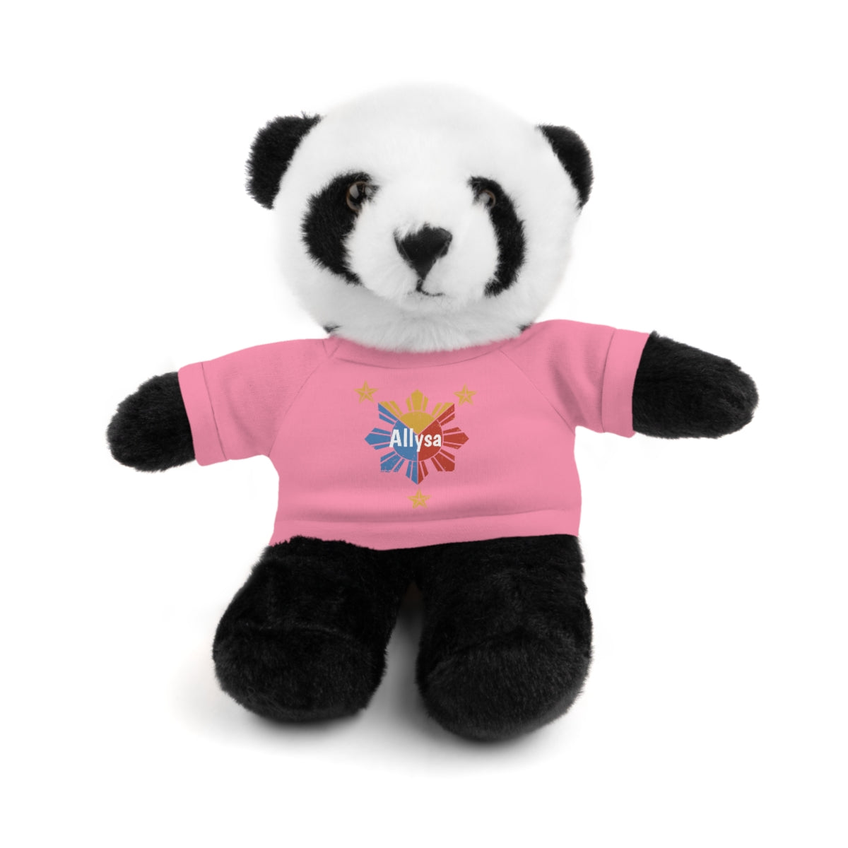 Personalized Filipino Stuffed Animal Toy with Tee | Philippine Star and Sun | Gift for kids and adults | Holiday Gifting idea