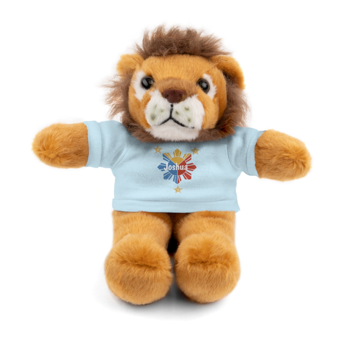 Personalized Filipino Stuffed Animal Toy with Tee | Philippine Star and Sun | Gift for kids and adults | Holiday Gifting idea