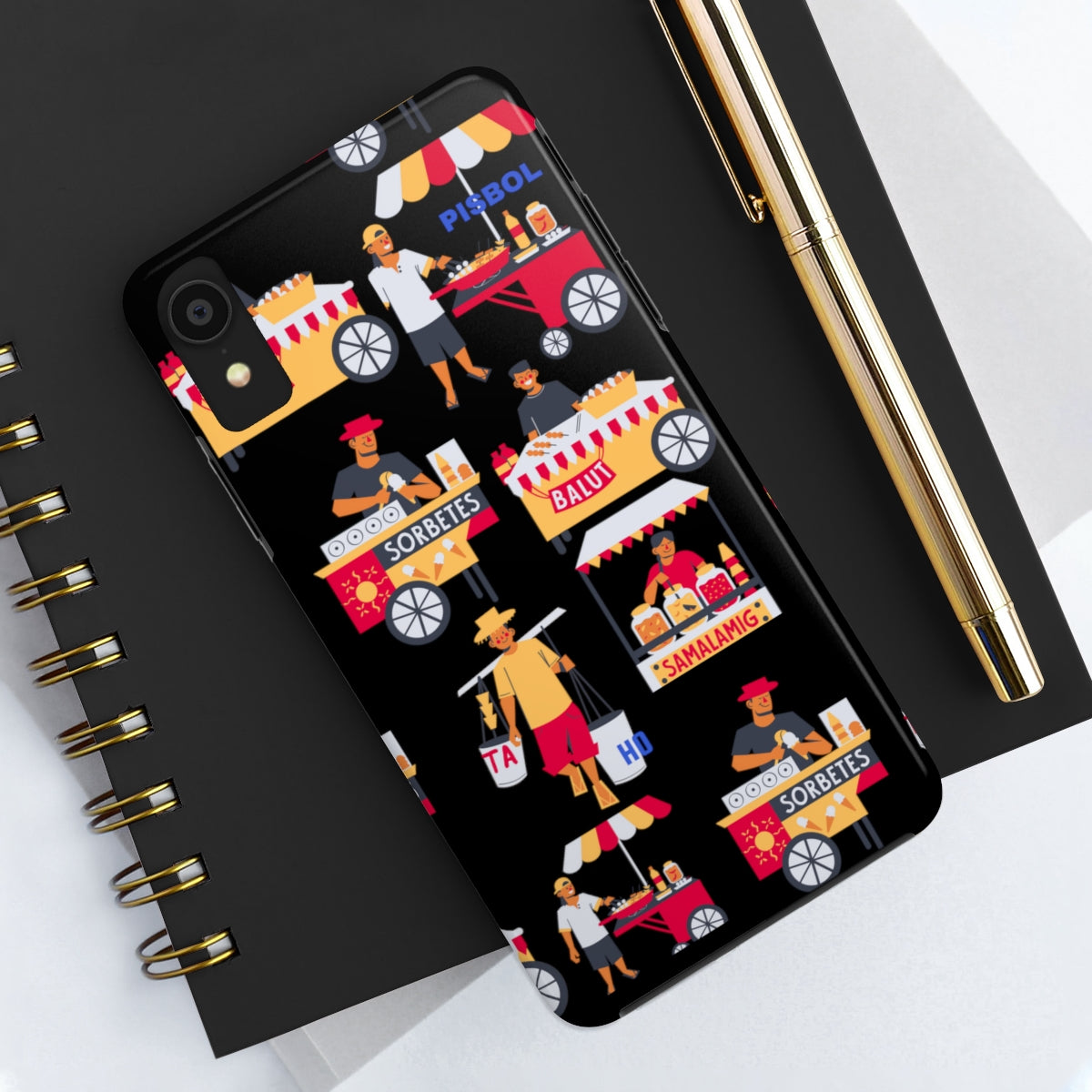 Philippine Street Food Theme Tough Phone Cases, Case-Mate, Unique phone Case | Filipino Gifting Idea | Stocking Stuffers
