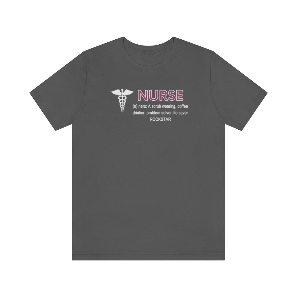 Nurse Unisex Jersey Short Sleeve Shirt | Nurse Summer Tee | Gift for Nurses.
