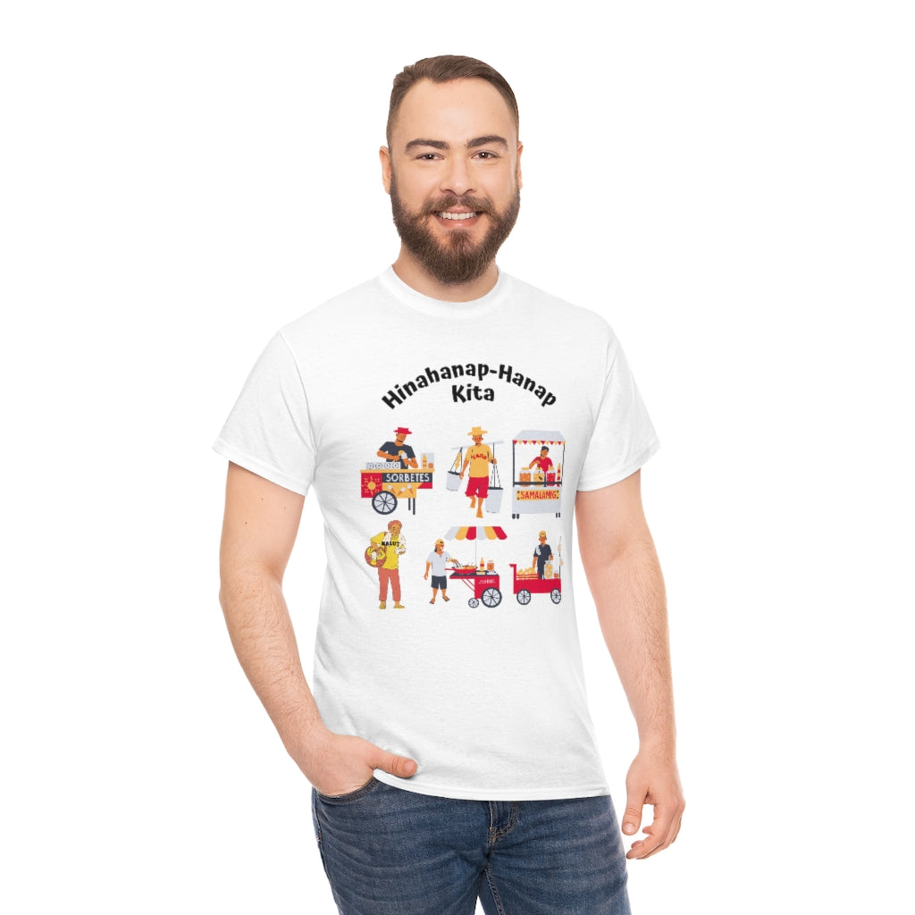 Philippines Hinahanap-hanap Kita Street Foods Unisex Heavy Cotton Shirt (LIght Colors)