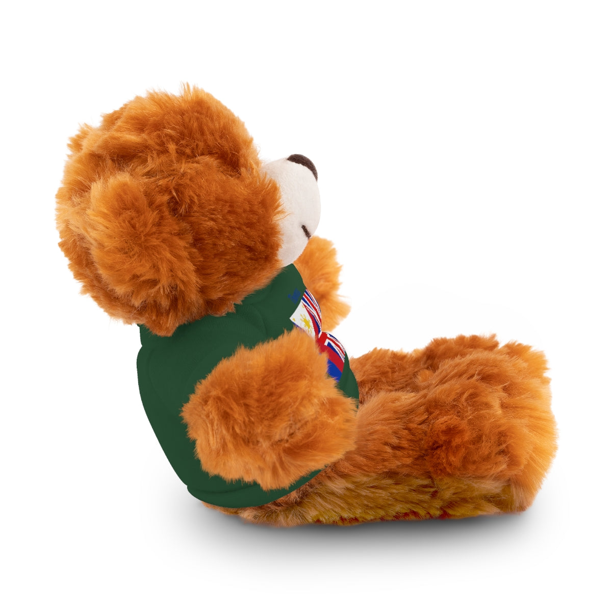 Personalized Filipino Stuffed Animal Toy with Tee | Philippines & UK Flag | Gift for kids and adults | Holiday Gifting idea