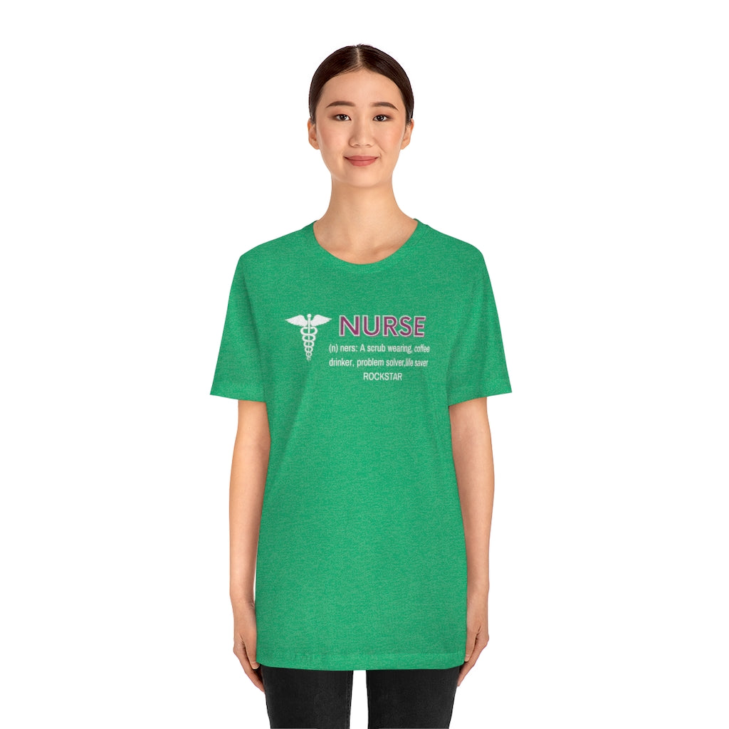 Nurse Unisex Jersey Short Sleeve Shirt | Nurse Summer Tee | Gift for Nurses.