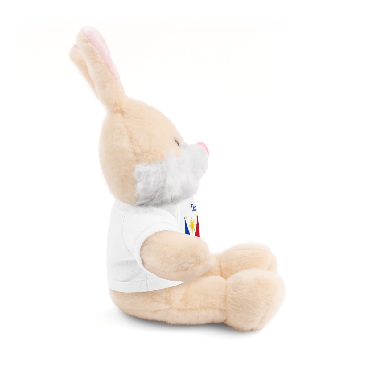 Personalized Filipino Stuffed Animal Toy with Tee | Philippines & UK Flag | Gift for kids and adults | Holiday Gifting idea