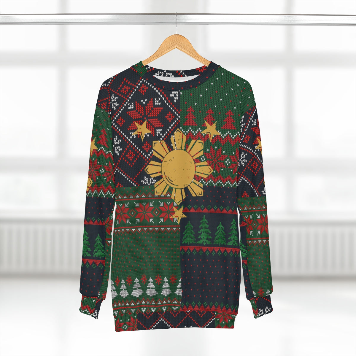 Filipino Christmas Ugly Sweater| Classic Unisex Christmas Plaid sweater | Christmas sweater Pullover