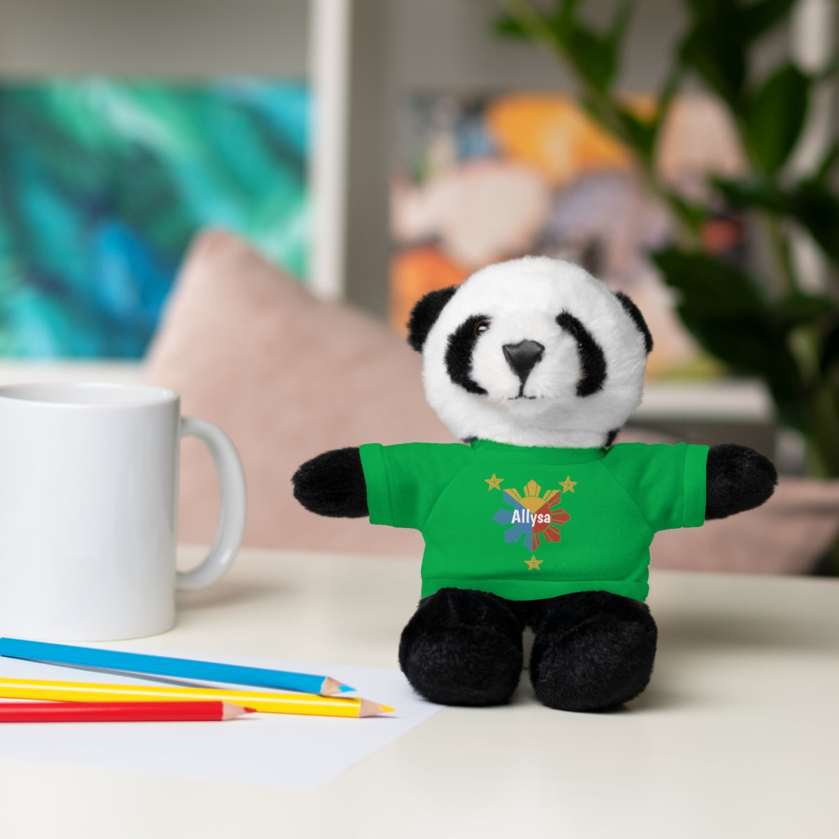 Personalized Filipino Stuffed Animal Toy with Tee | Philippine Star and Sun | Gift for kids and adults | Holiday Gifting idea