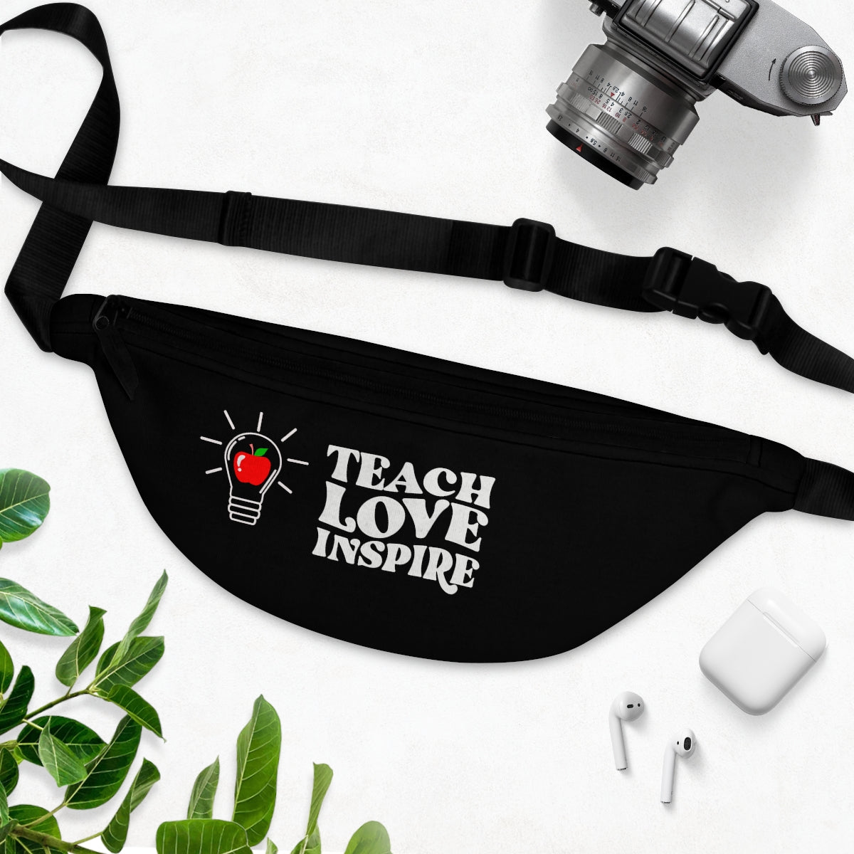 Teachers Fanny Pack| Teach love Inspire Travel Fanny Pack | Travel Fanny bag | Gift for teachers.
