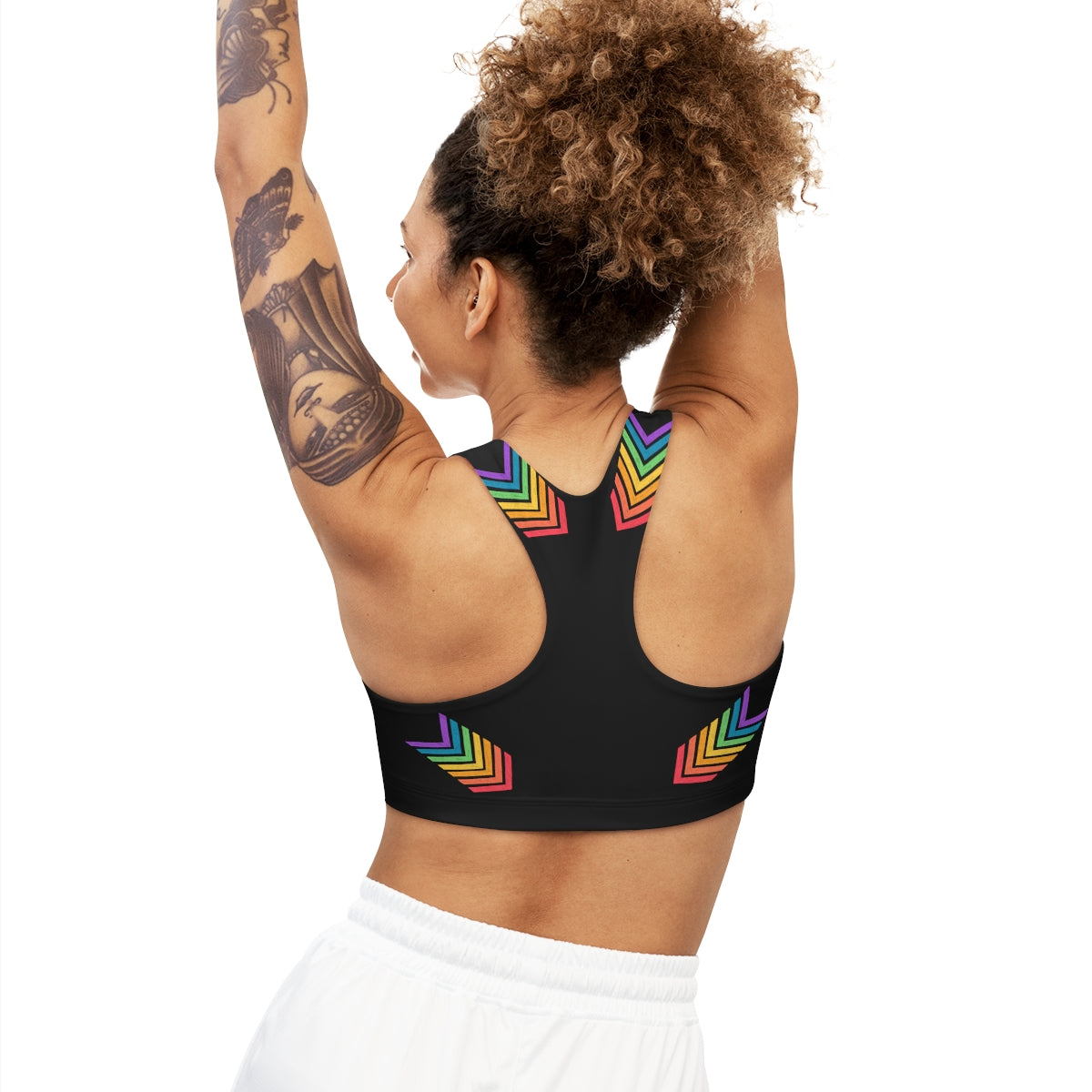 LGBT Pride Seamless Sports Bra | Rainbow Pride Summer Sports Bra