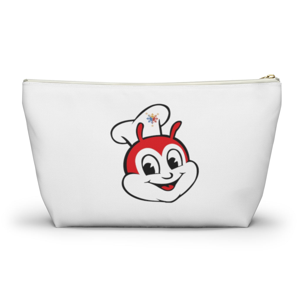Personalized Philippines Filipino Jollibee Accessory Pouch w T-bottom |Jollibee pencil pen pouch.
