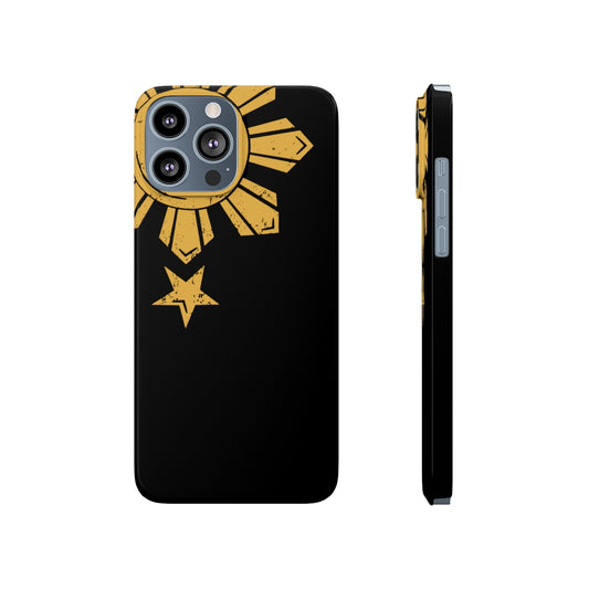 Copy of Philippines Filipino Three Stars and a Sun Barely There Phone Cases | Unique Filipino Iphone case | Filipino gift | Stocking Stuffer