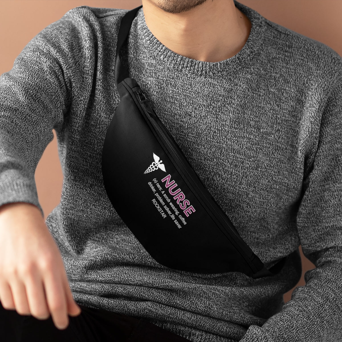 Nurse Fanny Pack| RN Travel Fanny Pack | Travel Fanny bag | Gift for nurse. Nurses gift idea.