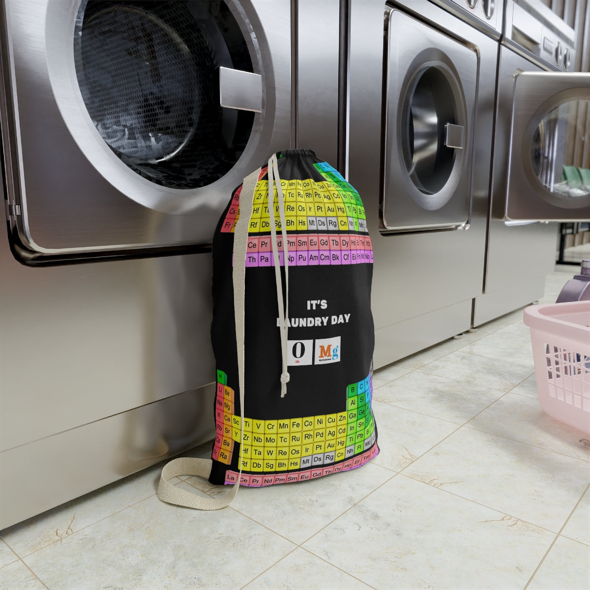 Funny College Dorm Laundry Bag | Chemistry Periodic Table Laundry bag ,