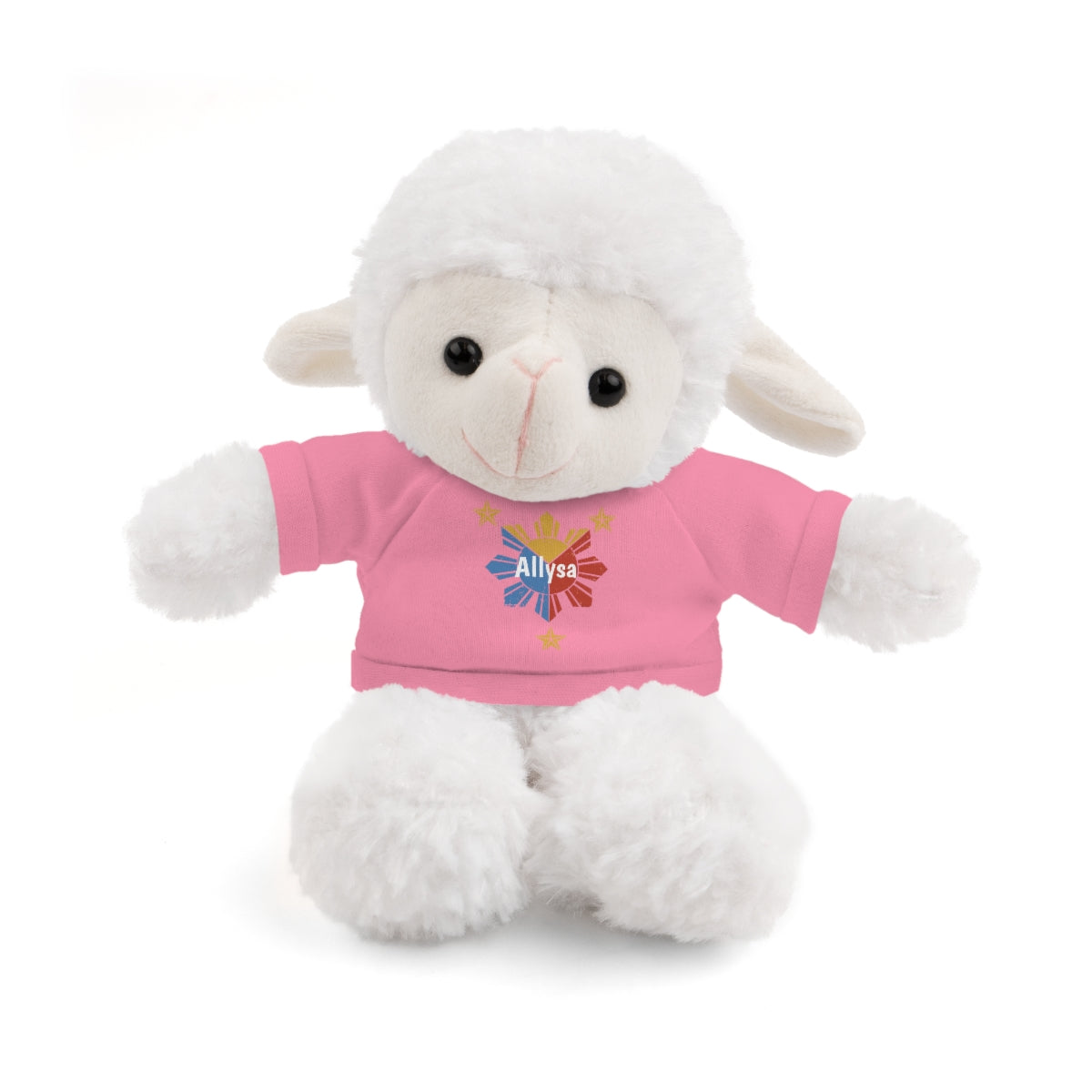 Personalized Filipino Stuffed Animal Toy with Tee | Philippine Star and Sun | Gift for kids and adults | Holiday Gifting idea