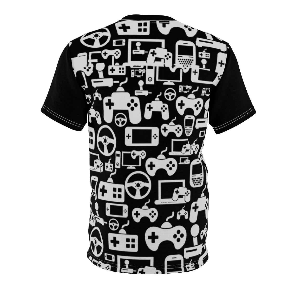 Gamers T Shirt | Fathers day Gift | Gift for Men | Gift for Him | Cool Summer Shirt (Black Pattern)