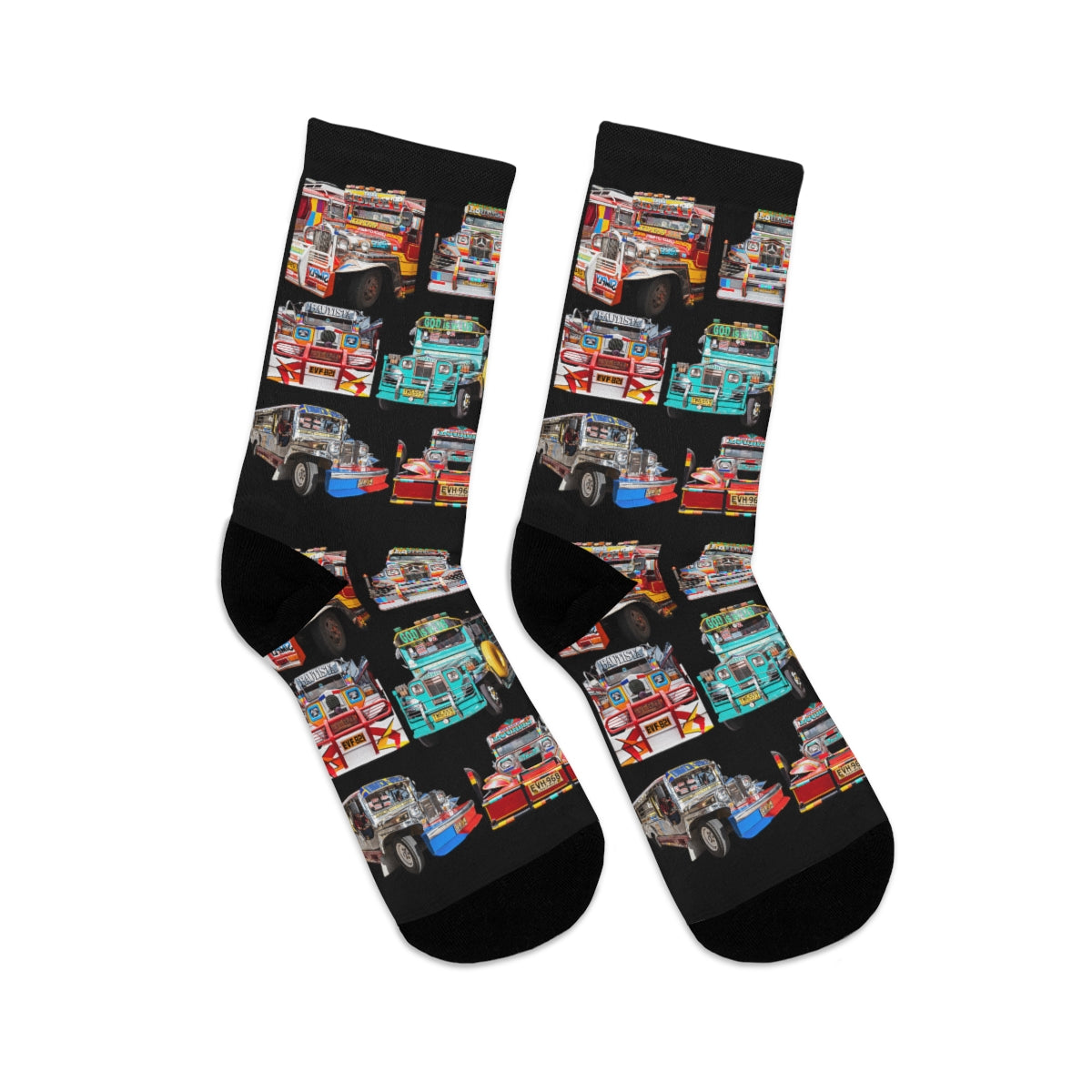 Philippines Jeepney Inspired DTG Socks
