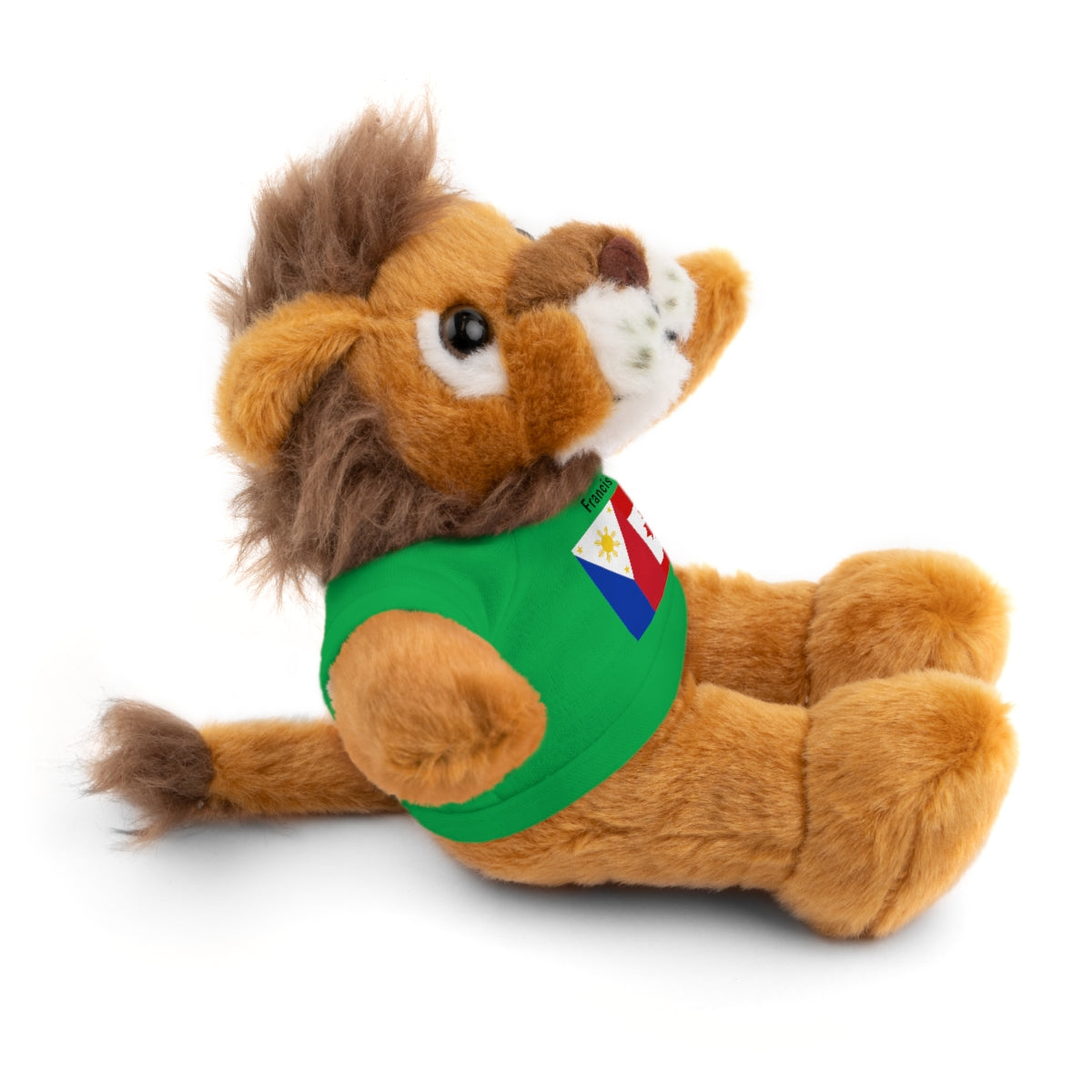 Personalized Filipino Stuffed Animal Toy with Tee | Philippines & Canada Flag | Gift for kids and adults | Holiday Gifting