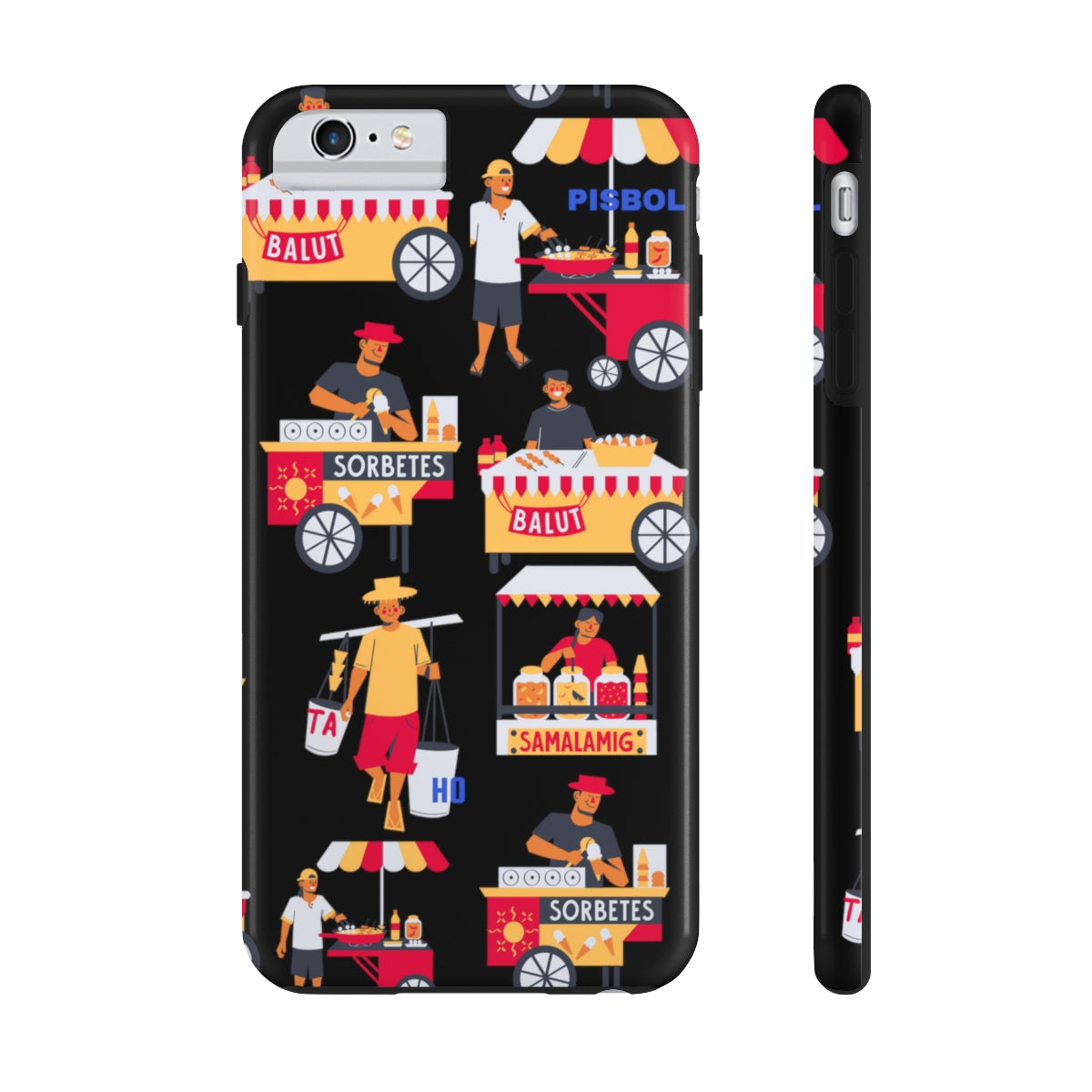 Philippine Street Food Theme Tough Phone Cases, Case-Mate, Unique phone Case | Filipino Gifting Idea | Stocking Stuffers