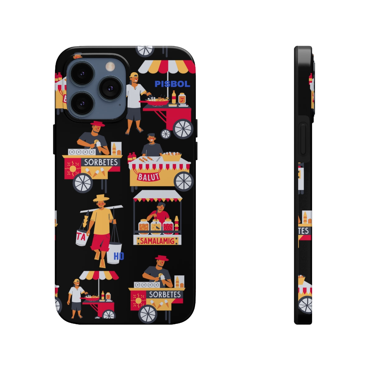 Philippine Street Food Theme Tough Phone Cases, Case-Mate, Unique phone Case | Filipino Gifting Idea | Stocking Stuffers