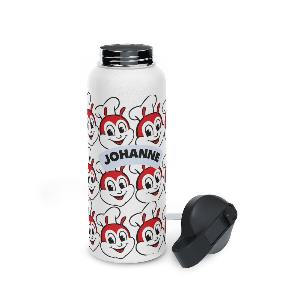 Personalized Philippines Jollibee Stainless Steel Water Bottle, Standard Lid