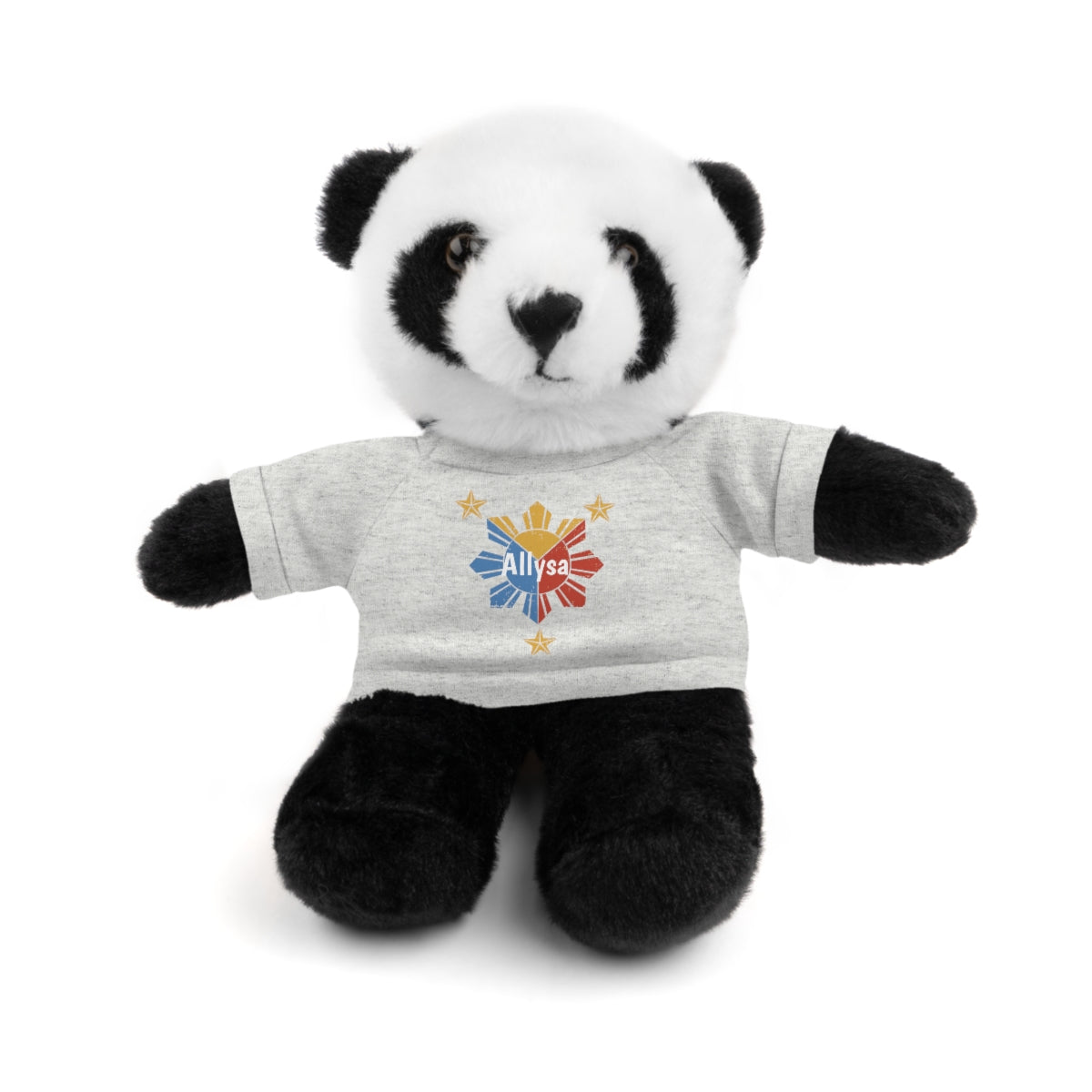Personalized Filipino Stuffed Animal Toy with Tee | Philippine Star and Sun | Gift for kids and adults | Holiday Gifting idea