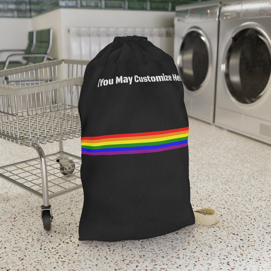 Personalized LGBT College Dorm Laundry Bag | Customizable Laundry bag ,