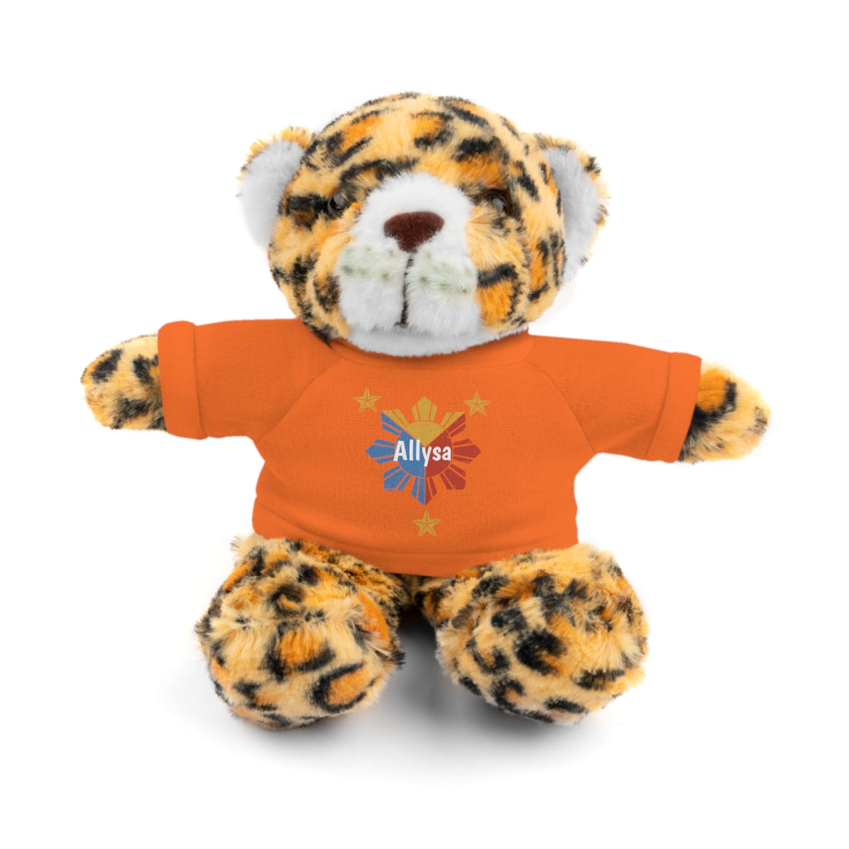 Personalized Filipino Stuffed Animal Toy with Tee | Philippine Star and Sun | Gift for kids and adults | Holiday Gifting idea