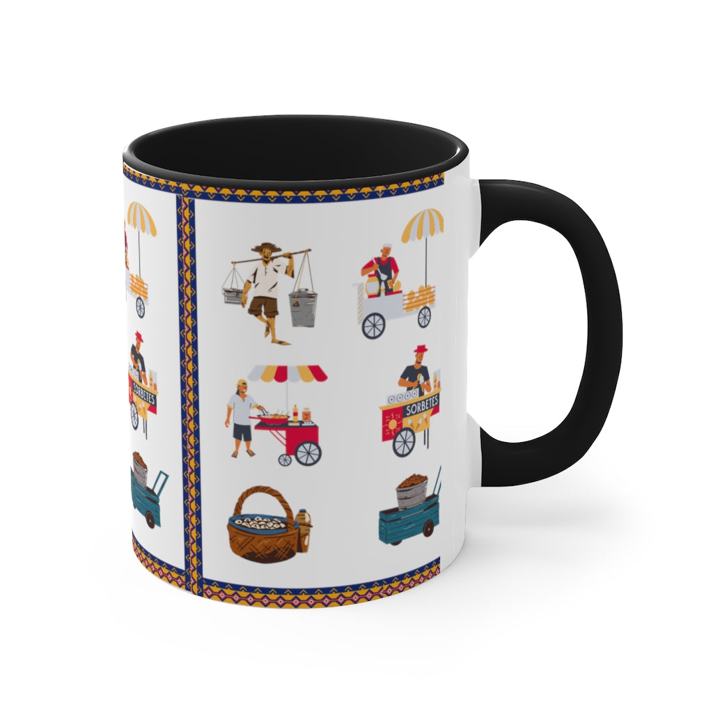 Philippines Filipino Accent Coffee Mug, 11oz | Pinoy coffe mug street food theme | Filipino gifting | Holiday Gifting