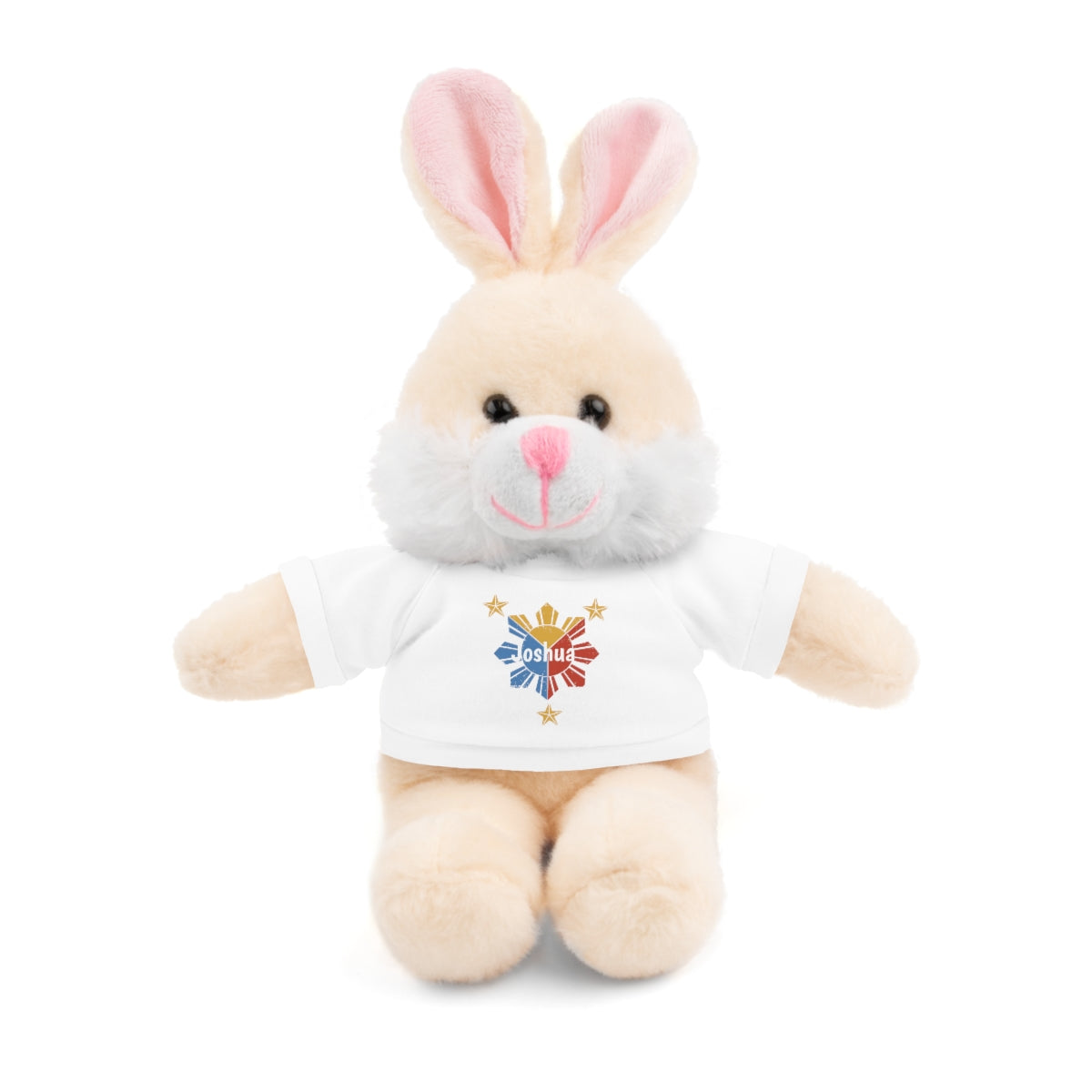 Personalized Filipino Stuffed Animal Toy with Tee | Philippine Star and Sun | Gift for kids and adults | Holiday Gifting idea