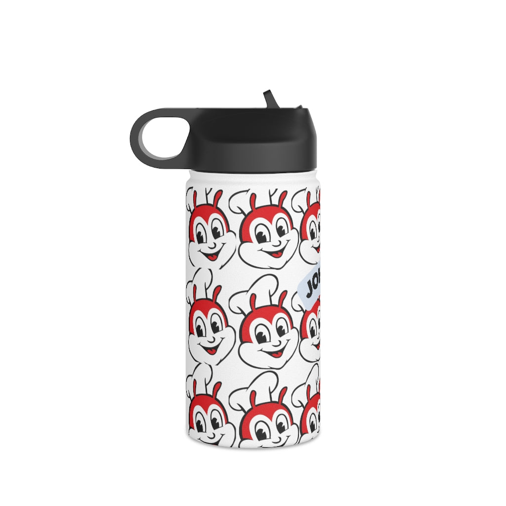 Personalized Philippines Jollibee Stainless Steel Water Bottle, Standard Lid