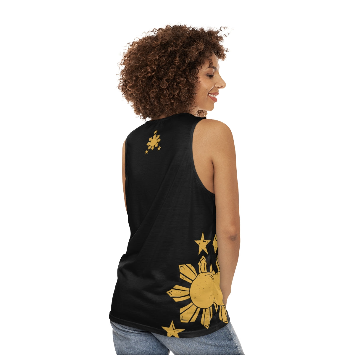Philippines Sun and Star Unisex Tank Top | Filipino Summer Tank Top