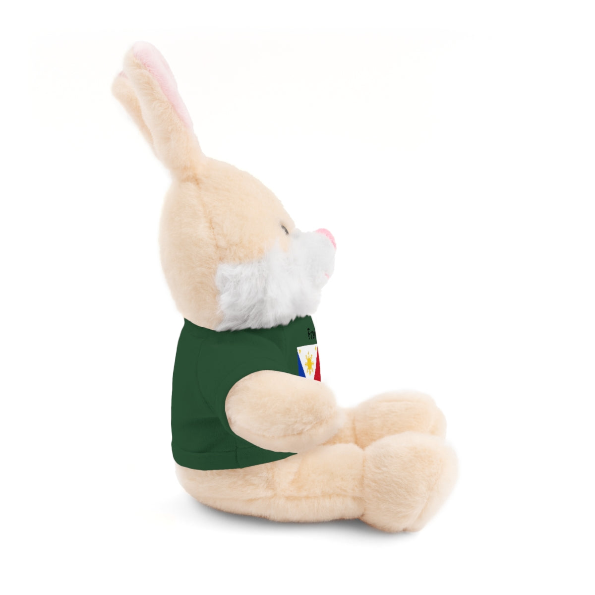 Personalized Filipino Stuffed Animal Toy with Tee | Philippines & Canada Flag | Gift for kids and adults | Holiday Gifting