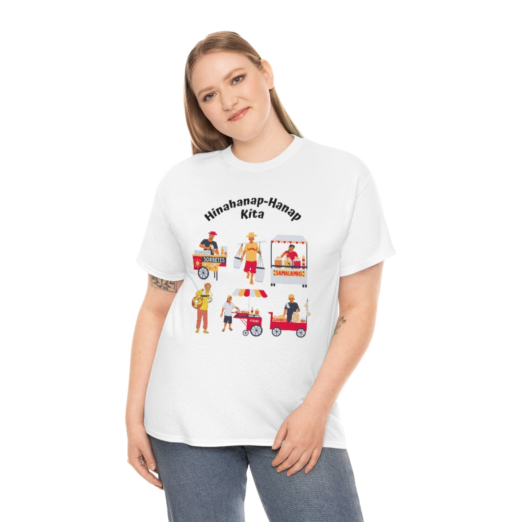 Philippines Hinahanap-hanap Kita Street Foods Unisex Heavy Cotton Shirt (LIght Colors)