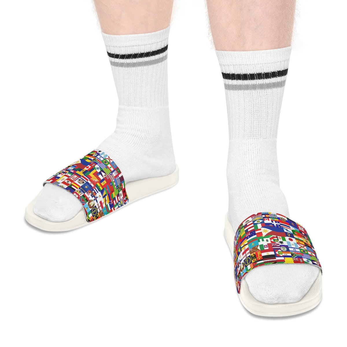 Flags of the World Men's Slide Sandals