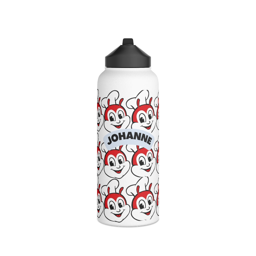 Personalized Philippines Jollibee Stainless Steel Water Bottle, Standard Lid