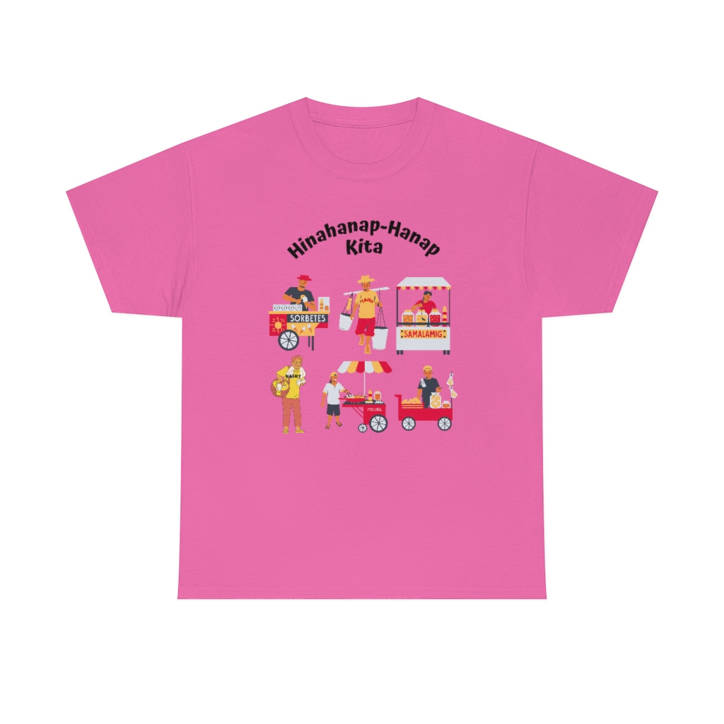 Philippines Hinahanap-hanap Kita Street Foods Unisex Heavy Cotton Shirt (LIght Colors)