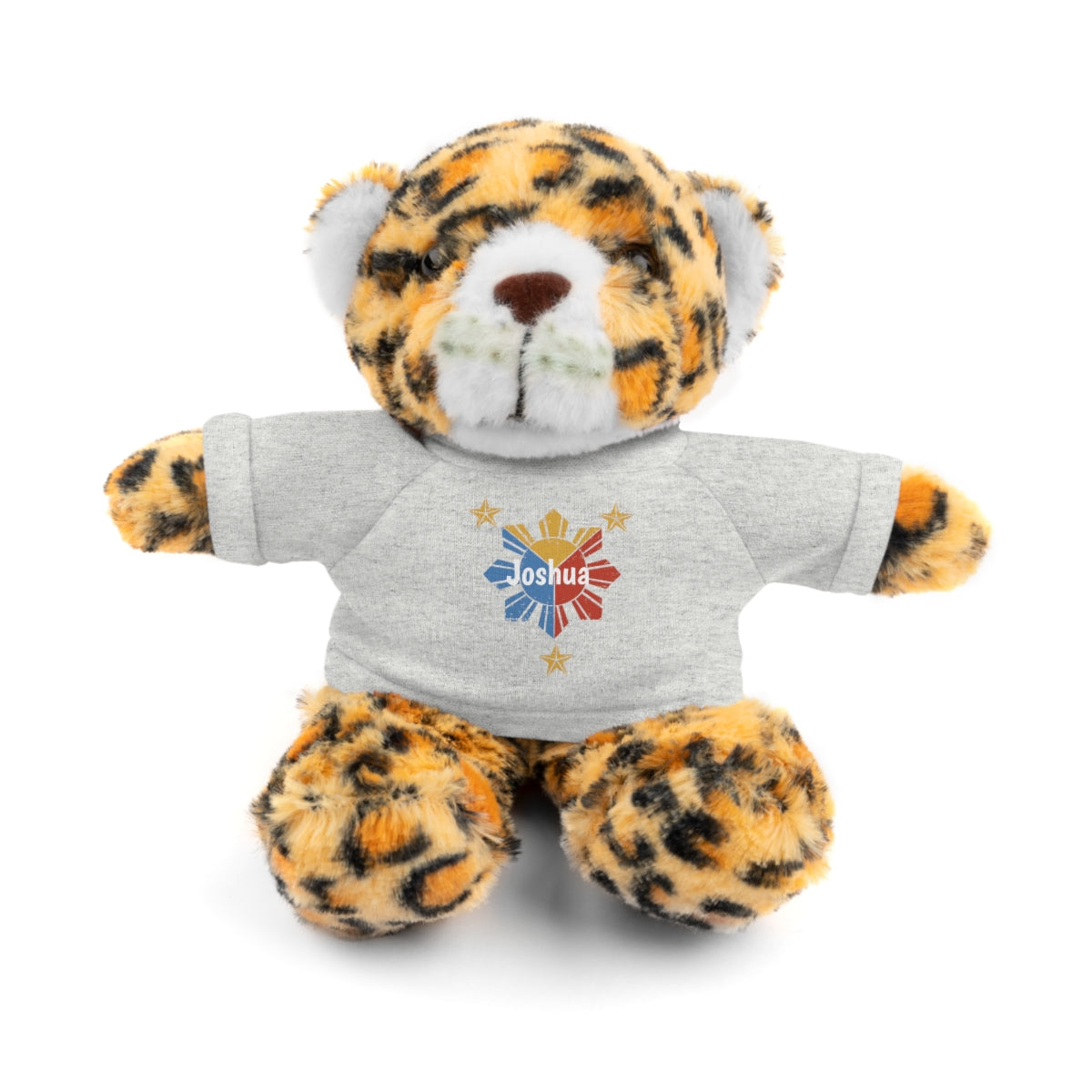 Personalized Filipino Stuffed Animal Toy with Tee | Philippine Star and Sun | Gift for kids and adults | Holiday Gifting idea