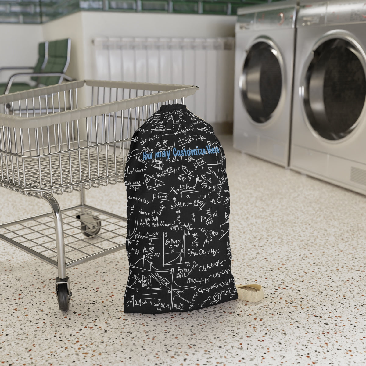 Personalized Funny Dorm Laundry Bag | Physics Equation Laundry bag , College Moving In Laundry bag