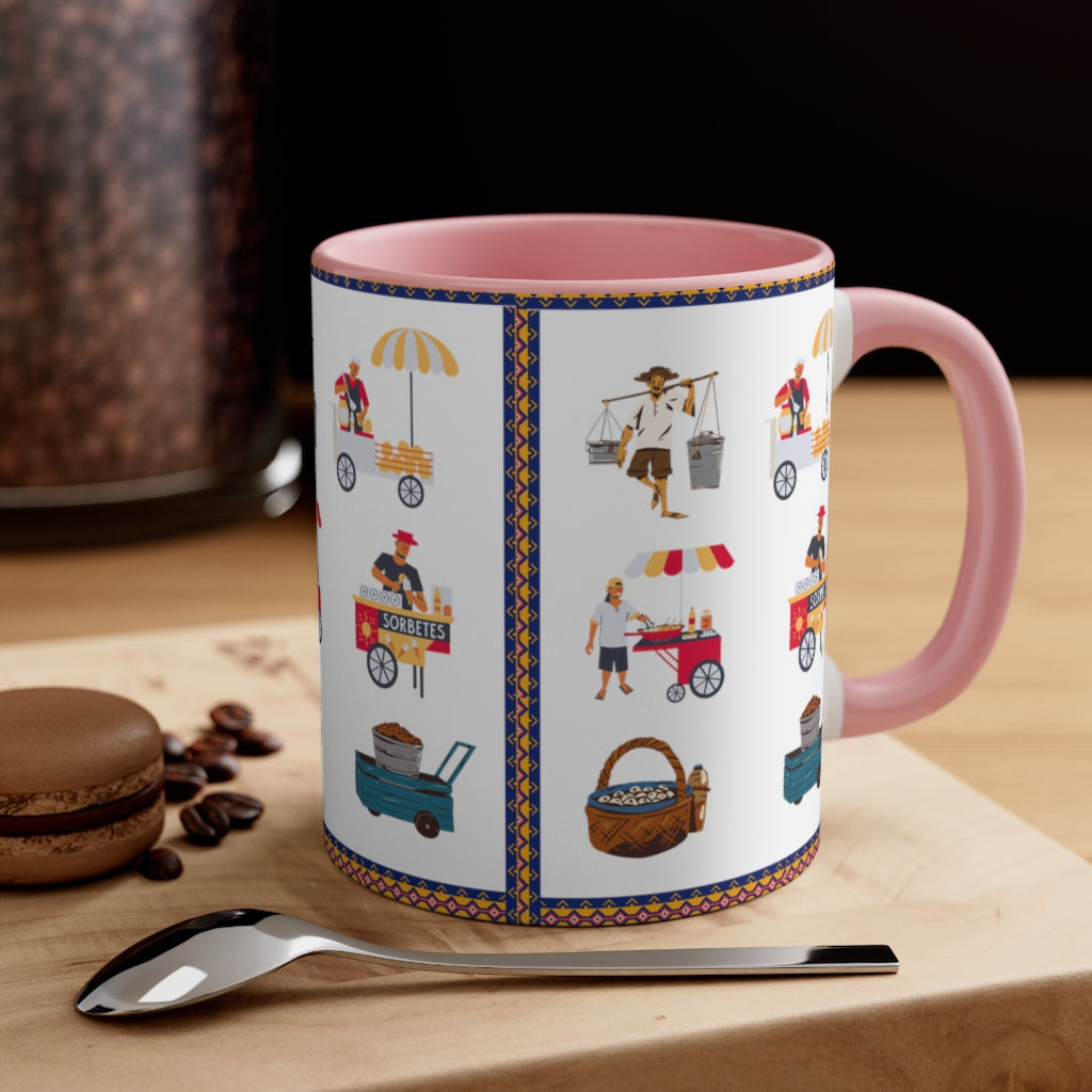 Philippines Filipino Accent Coffee Mug, 11oz | Pinoy coffe mug street food theme | Filipino gifting | Holiday Gifting
