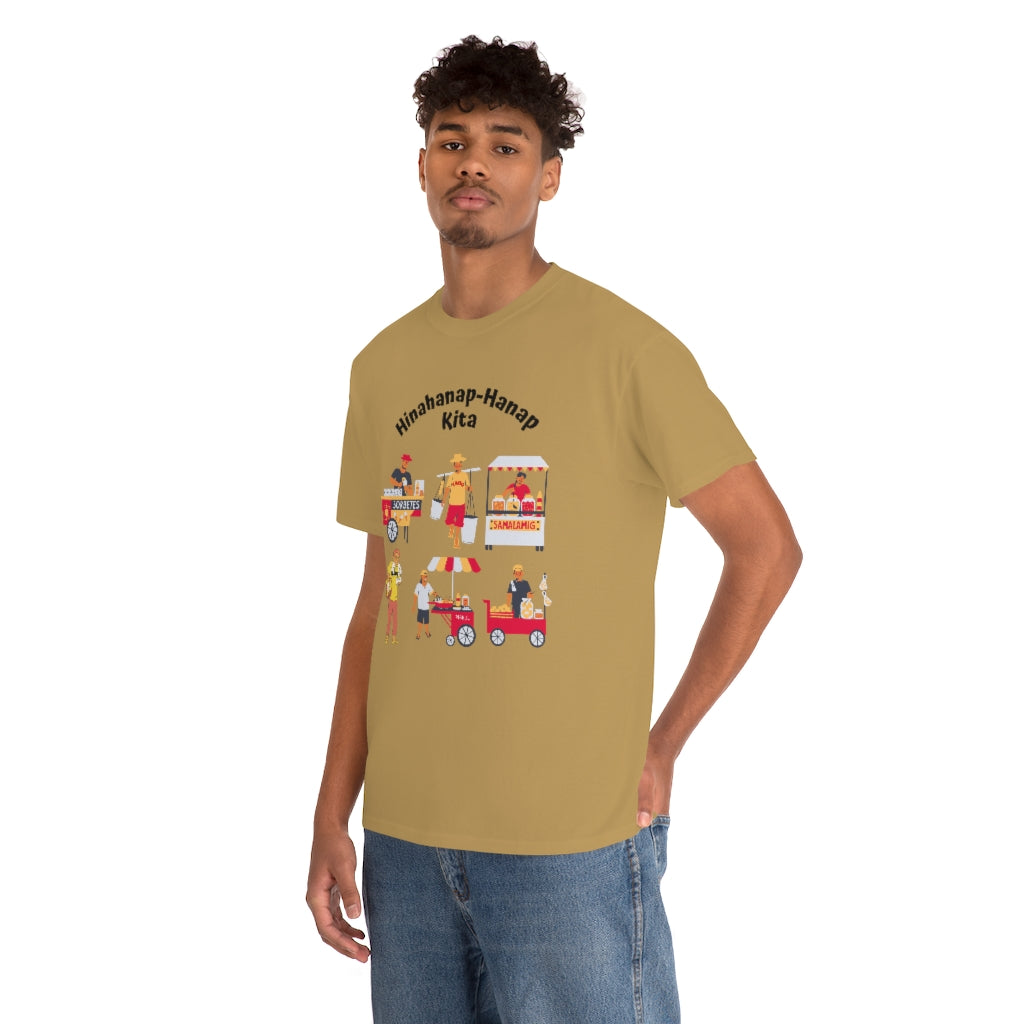 Philippines Hinahanap-hanap Kita Street Foods Unisex Heavy Cotton Shirt (LIght Colors)
