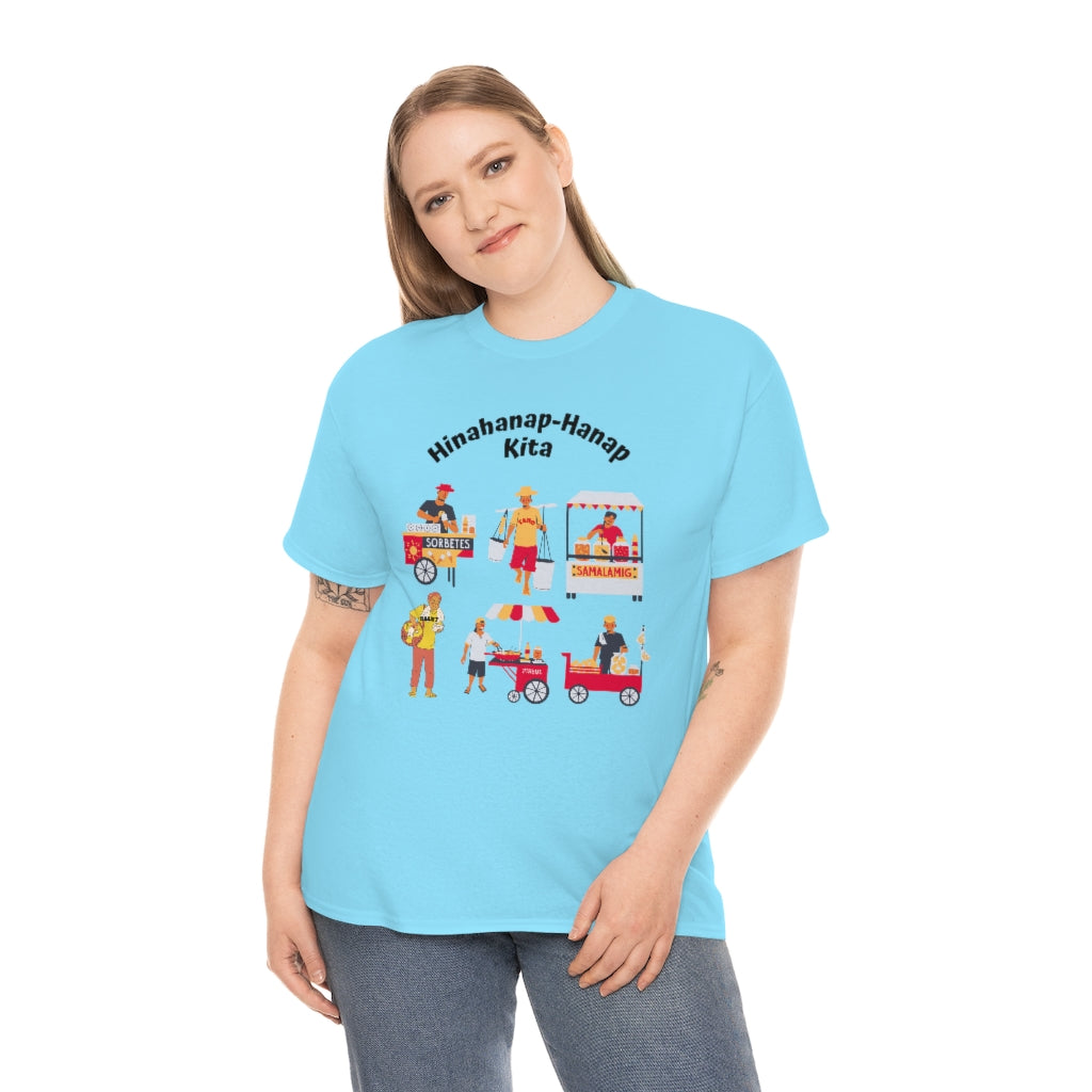 Philippines Hinahanap-hanap Kita Street Foods Unisex Heavy Cotton Shirt (LIght Colors)