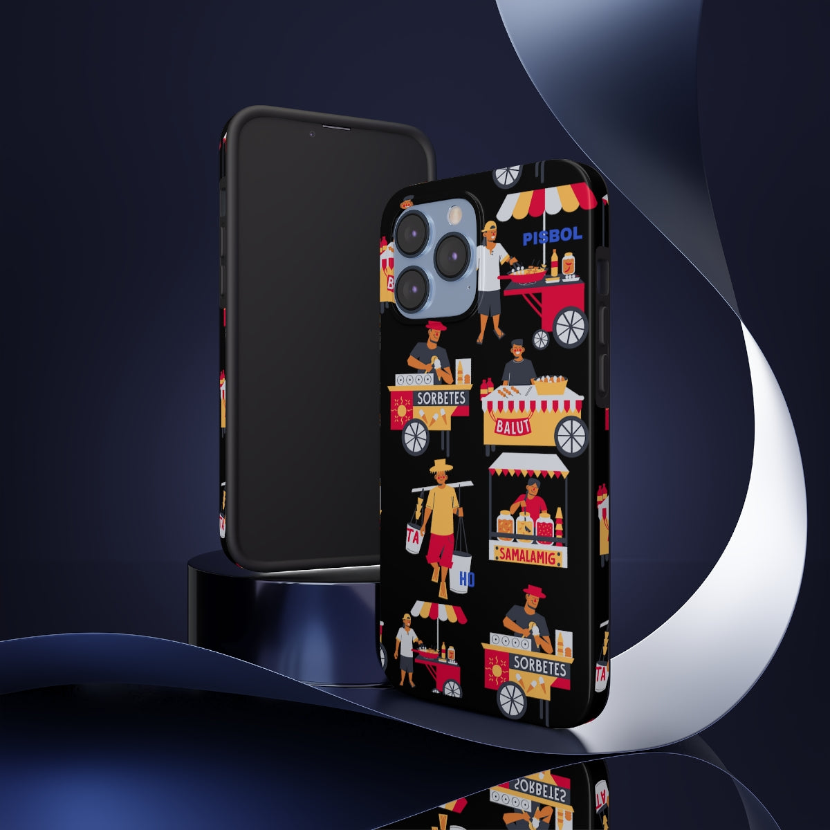 Philippine Street Food Theme Tough Phone Cases, Case-Mate, Unique phone Case | Filipino Gifting Idea | Stocking Stuffers
