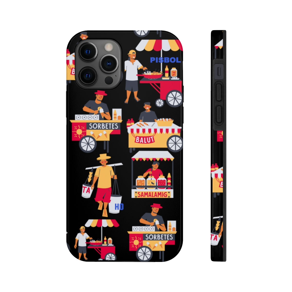 Philippine Street Food Theme Tough Phone Cases, Case-Mate, Unique phone Case | Filipino Gifting Idea | Stocking Stuffers